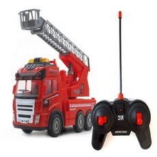 알뜰살림 소방차 무선조종 RC장난감 사운드 라이트, 1개, 단일품목