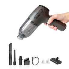 TOPU 강력한 무선 핸디청소기 차량용 청소기 가정용 청소기 흡입 + 송풍, A17, 그레이