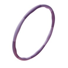 NORDITION 加重型8節可拆卸健身呼拉圈, 紫色, 1個, 1.2kg