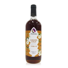 포모나 카라멜 시럽 포모나 커피시럽, 1L, 2개