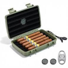 아마존평점4.5+ 미국출고 169308 Arctic Loon 여행용 시가 휴미더 (모스 릿지 코어 5)