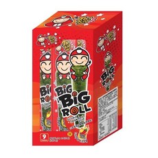 小老闆海苔卷盒裝 (原味/辣味/BBQ) 9條 共27g, 1個, 辣味  寄送一箱最多10盒