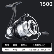 釣友俱樂部 夜刃 紡車輪 路亞遠投 碳素防海水 5+1不銹鋼軸承 微物輪, 1500s(微物線杯)