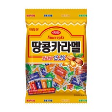 크라운 땅콩카라멜, 324g, 3개