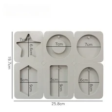 비누 몰드 실리콘 폼 만들기 수제 육각 석고 에폭시, 04 D, 1개