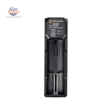 TRADER 26800 2A 單槽鋰電池充電器，適用18650/21700/26650，過壓/過流/過充保護, 1個