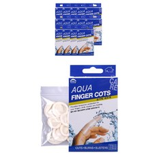 AQUA FINGER COTS 라텍스 손가락 씌우개, 15개