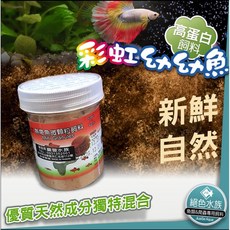 F邦邦水族 彩虹幼幼魚飼料 (剛出生魚適用) - 高蛋白小魚, 30克, 1個
