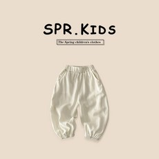 男童夏季純色防蚊褲中小童寶寶防蚊褲兒童寬鬆長褲 夏裝薄童裝