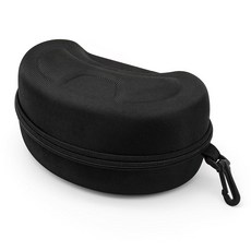 GlaRid 대형 스키 고글 케이스 알루미늄 백 후크가 있는 하드 EVA 안경 - 경량 여행용 휴대용 [호환]