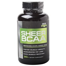 Sheer Strength Labs 乳木果 BCAA 膠囊, 90顆, 1罐