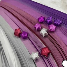 반짝이 별접기 별종이 세트 퍼플 종이별접기 별모양종이접기stu4+9lIe