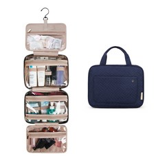 BAGSMART 여행용 세면백 벽걸이형 방수 워시백 세면도구 정리 파우치