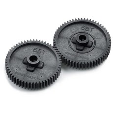 타미야 HOP‑UP 옵션 OP‑665 TT‑01 스파이거 기어 (55T/58T)