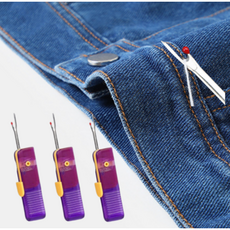레어템 의류라벨텍 제거기 택가위 스티치제거, 퍼플, 3개