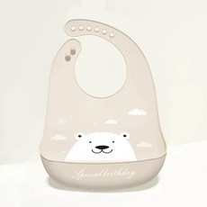 턱받이 실리콘 점심 방수 앞치마 침 흘림 바나나 수유 귀여운 만화 인쇄 조절, 22. NO.20