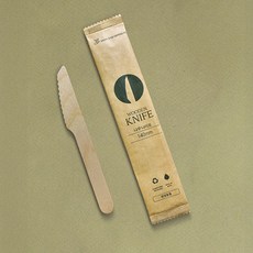 생활을그리다 우드나이프 개별포장 140mm, 1개입, 100개