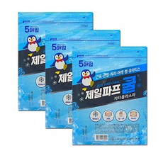 제일 쿨 파프 붙이는 파스 근육 통증 완화, 3개