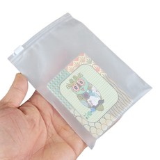 여행용 뷰티 소량 나눔 투명 지퍼백 10x15 디저트 밀봉 패키지
