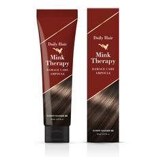 [1+1]데일리 헤어 밍크테라피 밍크오일 헤어앰플 극손상모발용 앰플 단백질헤어앰플 극손상모발용 세림헤어앰플, 1개