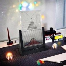 拾光優選好物 高爾頓板正態分布模型科學擺件股市預測禮品, 1個