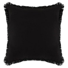 [ 1093127 ] 홈 데코/디자인용 장식용 플레인 쿠션 커버 실내용 농가풍 햄튼 스타일 해안 보헤미안 클래식 스타일(블랙 45x45cm), Black