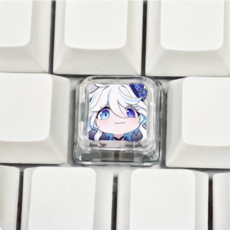 원신 Genshin 기계식 키보드 투명 키캡, 1개, 2