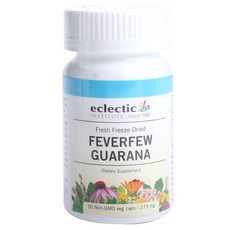 eclectic INSTITUTE 小白菊素食凍乾膠囊, 50顆, 1罐