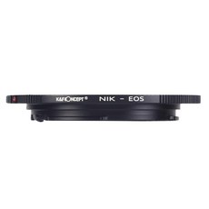 K&F Concept NIK-EOS _ Nikon F / AI Lens - Canon EOS EF Body 변환어뎁터, 1개 1개