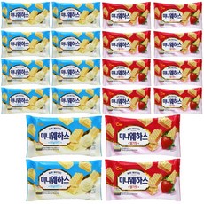 청우식품 미니웨하스딸기 +바닐라, 10세트, 160g