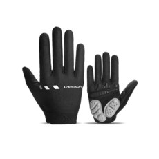 LAMEDA 남성용 산악 자전거 장갑 5mm EVA 두꺼운 풀 핑거 사이클링 MTB용 경량 장갑 266275 7295586704, Small, 블랙