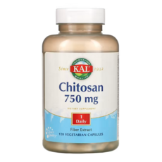 Kal 키토산 750mg 베지테리안 캡슐, 1개, 120정