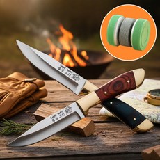 픽커리 칼집있는 캠핑용 나이프 캠핑칼 2개, 1세트, 혼합색상