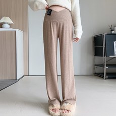 임산부바지 가을겨울 이너웨어 임산부 캐시미어 와이드 팬츠 일자임신조기바지 임산부룩 가을