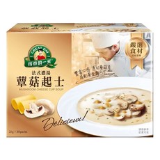 得意的一天 法式蘑菇起司濃湯 (21g x 30包) 香濃滑順 口感豐富 方便快捷, 1箱, 630g