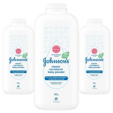 존슨즈베이비 클래식 콘스타치 파우더, 500g, 3개
