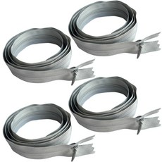 3 호 콘실지퍼 숨은지퍼, 회색25cm, 1개