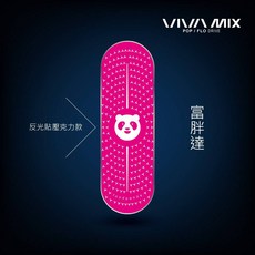GOGORO2 VIVAMIX 炭治郎棋盤 前飾片, 1個, 粉紅熊貓-復胖達(現貨)