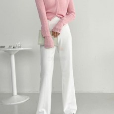 옷자락 여자 찰랑핏 하이웨스트 롱다리바지 스판 부츠컷 팬츠