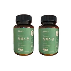 힐린 릴렉스온 2박스 2개월분 L 테아닌 홍경천 추출물 아답토젠 스트레스 긴장완화 영양제, 30정, 2개
