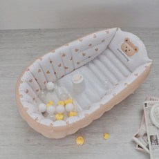 유아 물놀이 튜브 욕조 수영장, 1개, 빅브라운베어