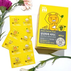 韓國市集 韓國kakao friends iMYn 維他命C錠 萊恩款 1盒108入, 1個