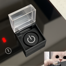 [췸이네]인덕션 버튼 커버 덮개 고양이 스위치 누름 방지 화재 안전 예방 PC 전원 보호, 상세페이지 참조, 상세페이지 참조