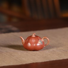 原礦段泥粉漿全手工薄胎南瓜紫砂壺50ML, 1個, 1L, 段泥粉漿:50ML