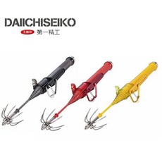 DAIICHISEIKO 第一精工 軟絲專用搭鉤 磯玉柄搭鉤 八爪 300 紅色 黃色 全新品, 1個, 軟絲搭鉤(紅)