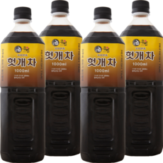 곡차민족 1000ml 헛개차 농축액 헛개수 물에 타먹는 식당등 서비스업체, 4개, 1L