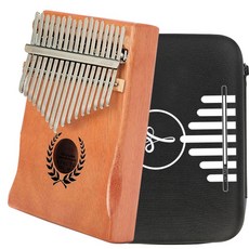 17음계 어쿠스틱 칼림바 월계+하드케이스+구성품세트, 1개 1개