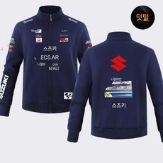 자켓 남성 재킷 라이더 코트 동호회 집업 후드집업, 2XL, 네이비 블루 두꺼운 스타일