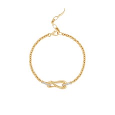 디니홀 토로 9K 재활용 골드 다이아몬드 브레이슬릿