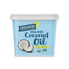 캐링턴 팜스 유기농 버진 코코넛 오일 12액량 온스 (355ml) Carrington Farms Organic Virgin Coconut Oil 12 Fl Oz, 1개, 12 Fl Oz (1팩)